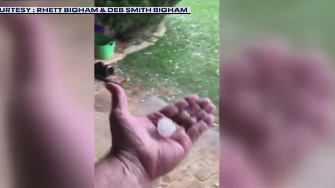 Severe weather drops golf ball-sized hail and larger in parts of Central Texas